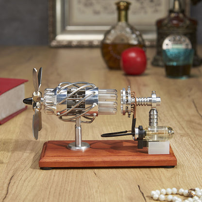 16 swash plate Stirling engine model external combustion engine