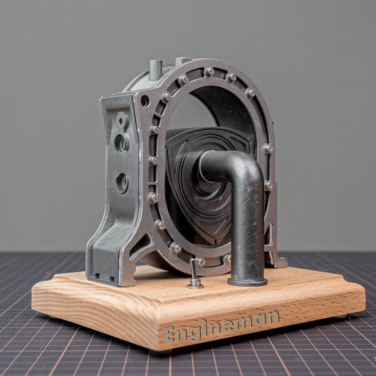 Rotary Engine model metal ornaments assembled movable toys