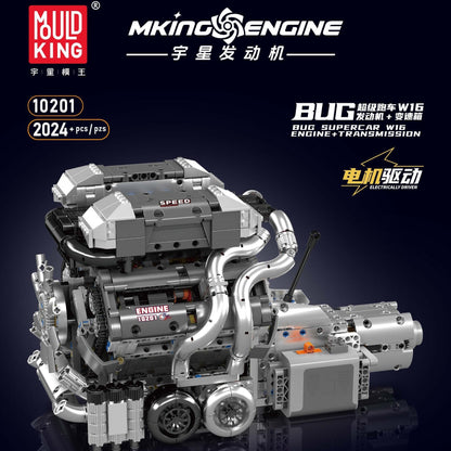 V8 engine engine model mechanical assembly building blocks