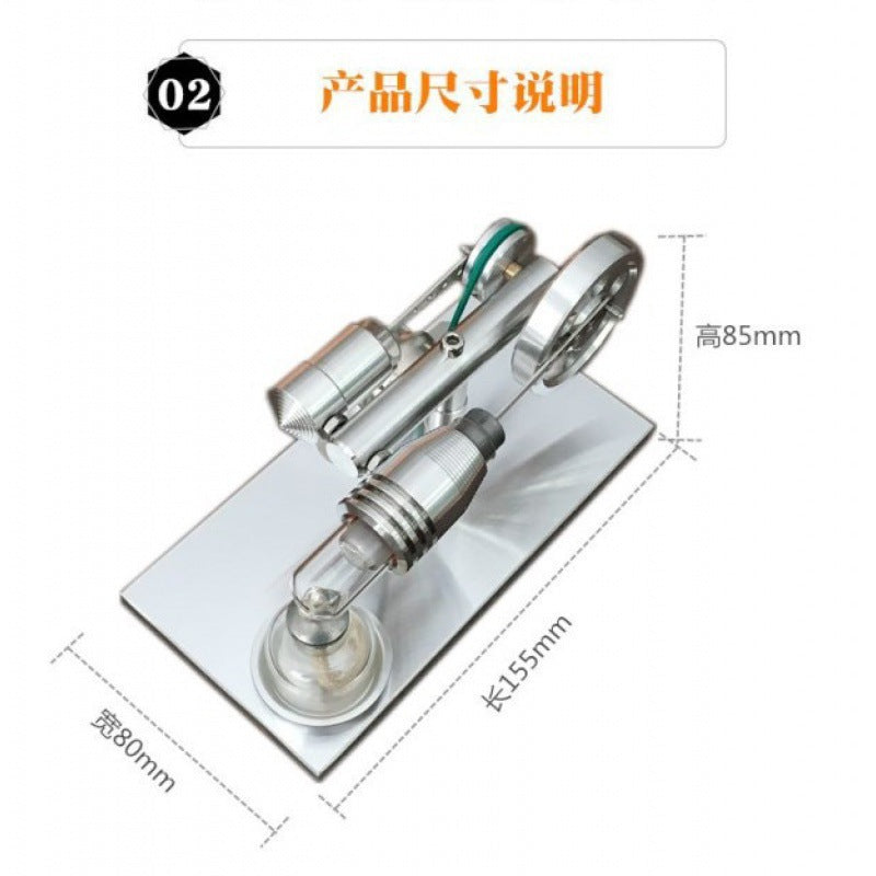 Steam engine cryogenic engine miniature