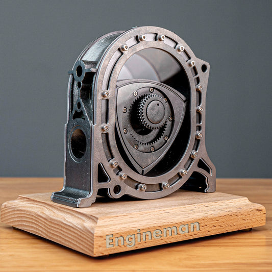 Rotary Engine model metal ornaments assembled movable toys