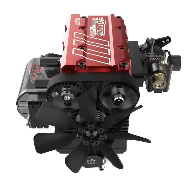 Assembled model of Toyang engine four-stroke inline twin methanol engine FS-L200AC-OT
