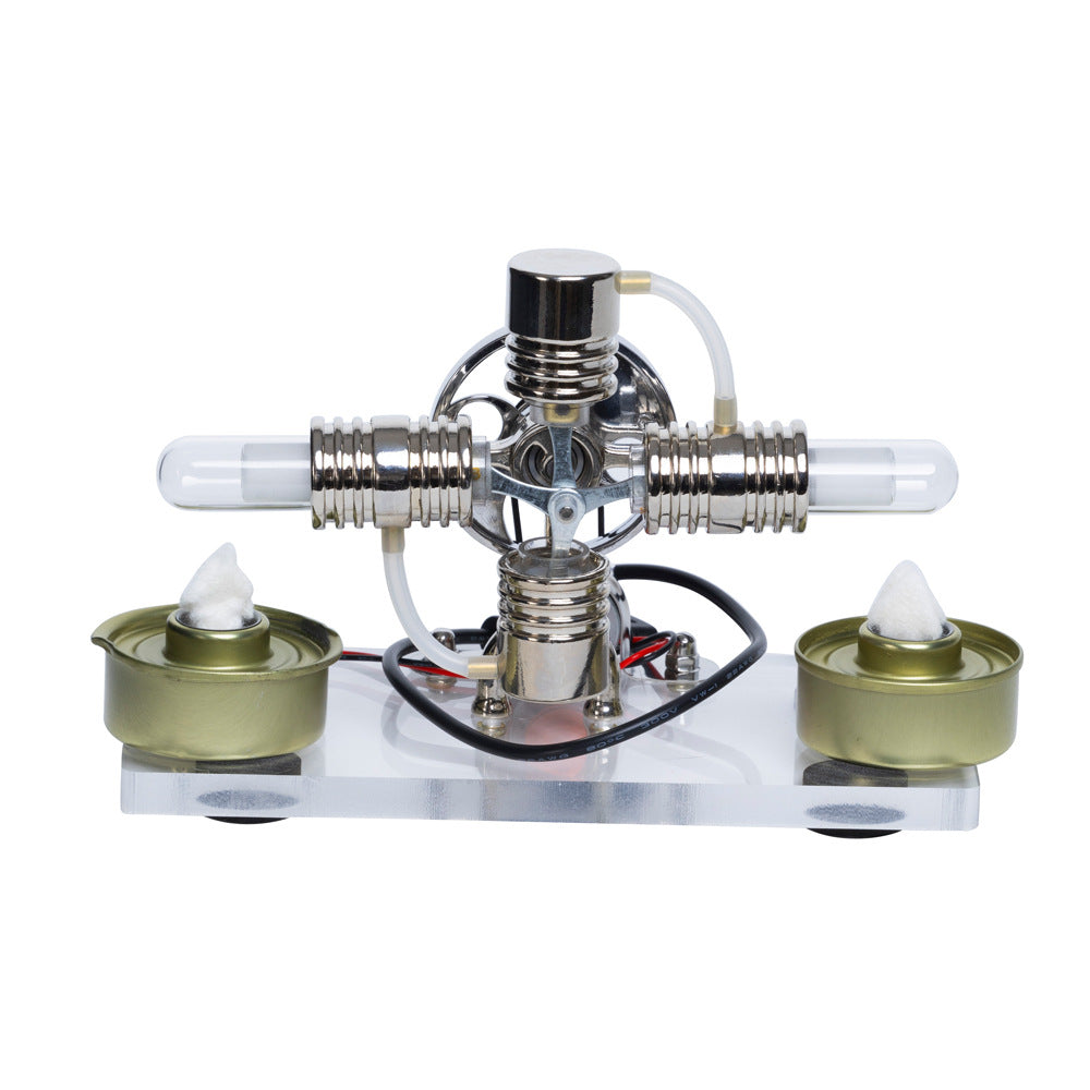 Stirling engine model, steam physics, science technology, science small production, small inventions, experimental toys