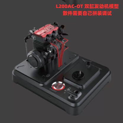 Tuoyang V8 engine all-metal mechanical assembly model fuel mini eight-cylinder engine, can run !